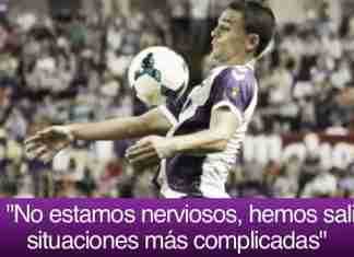 Peña: "No estamos nerviosos, hemos salido de situaciones máscomplicadas"