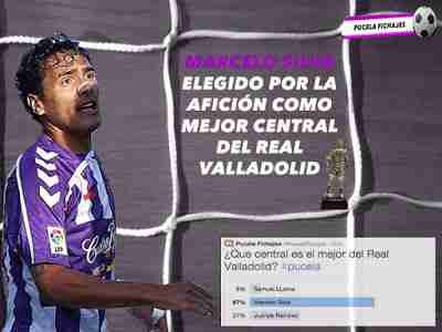 Marcelo Silva elegido por la afición como mejor central del Real Valladolid