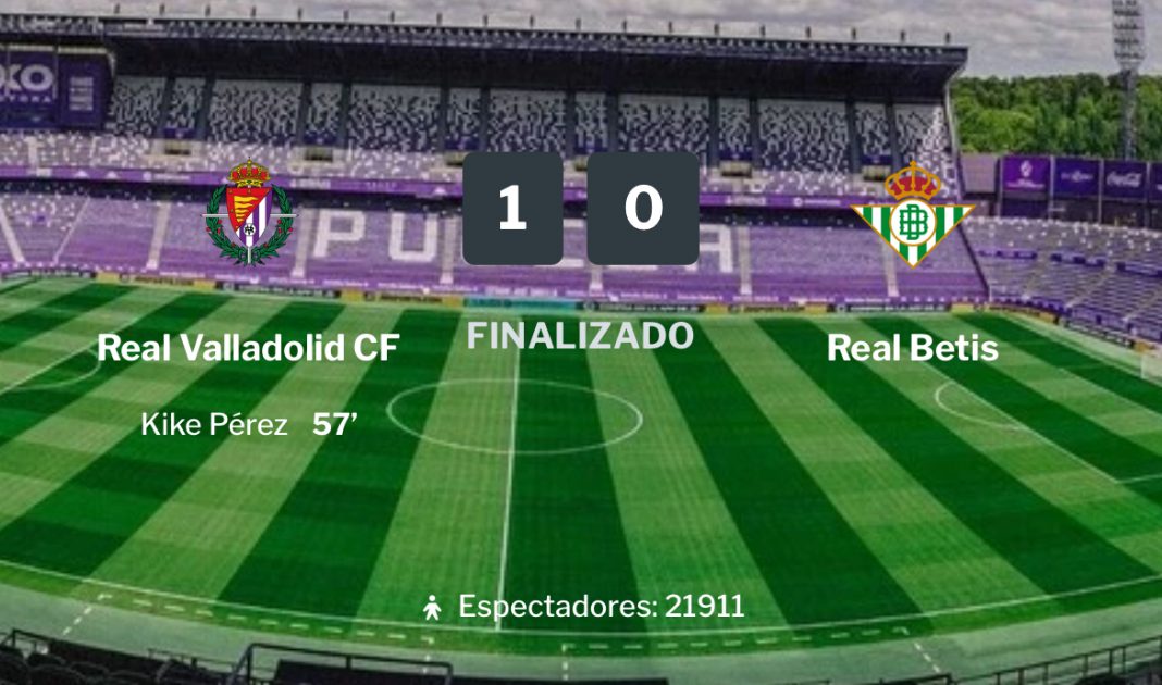 Importante victoria del Real Valladolid contra el Betis: 1-0 - Pucela ...