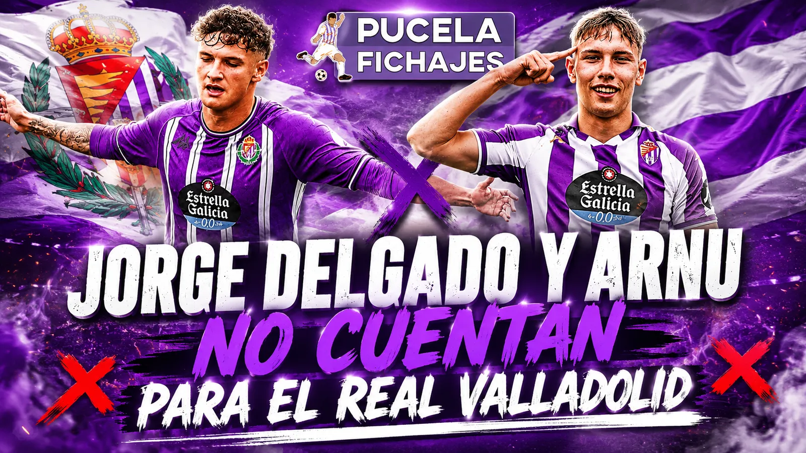 Jorge Delgado y Arnu no cuentan para el Real Valladolid