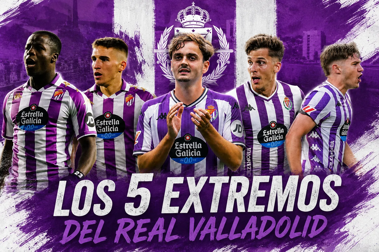 Los 5 extremos del Real Valladolid