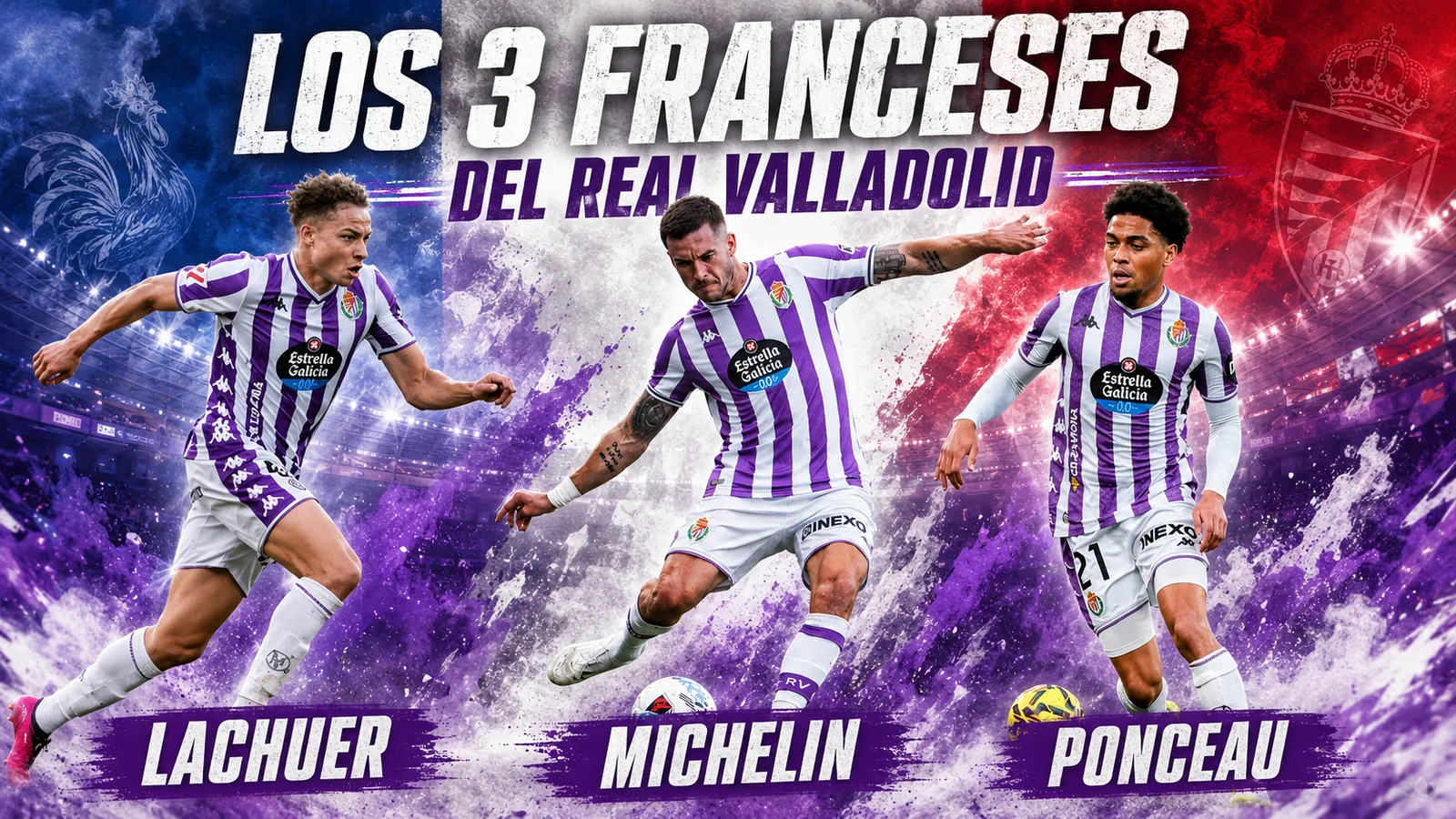 Los 3 franceses del Real Valladolid