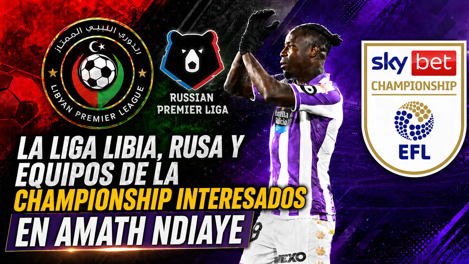 Equipos de Libia, Rusia y de la Championship inglesa interesados en Amath Ndiaye