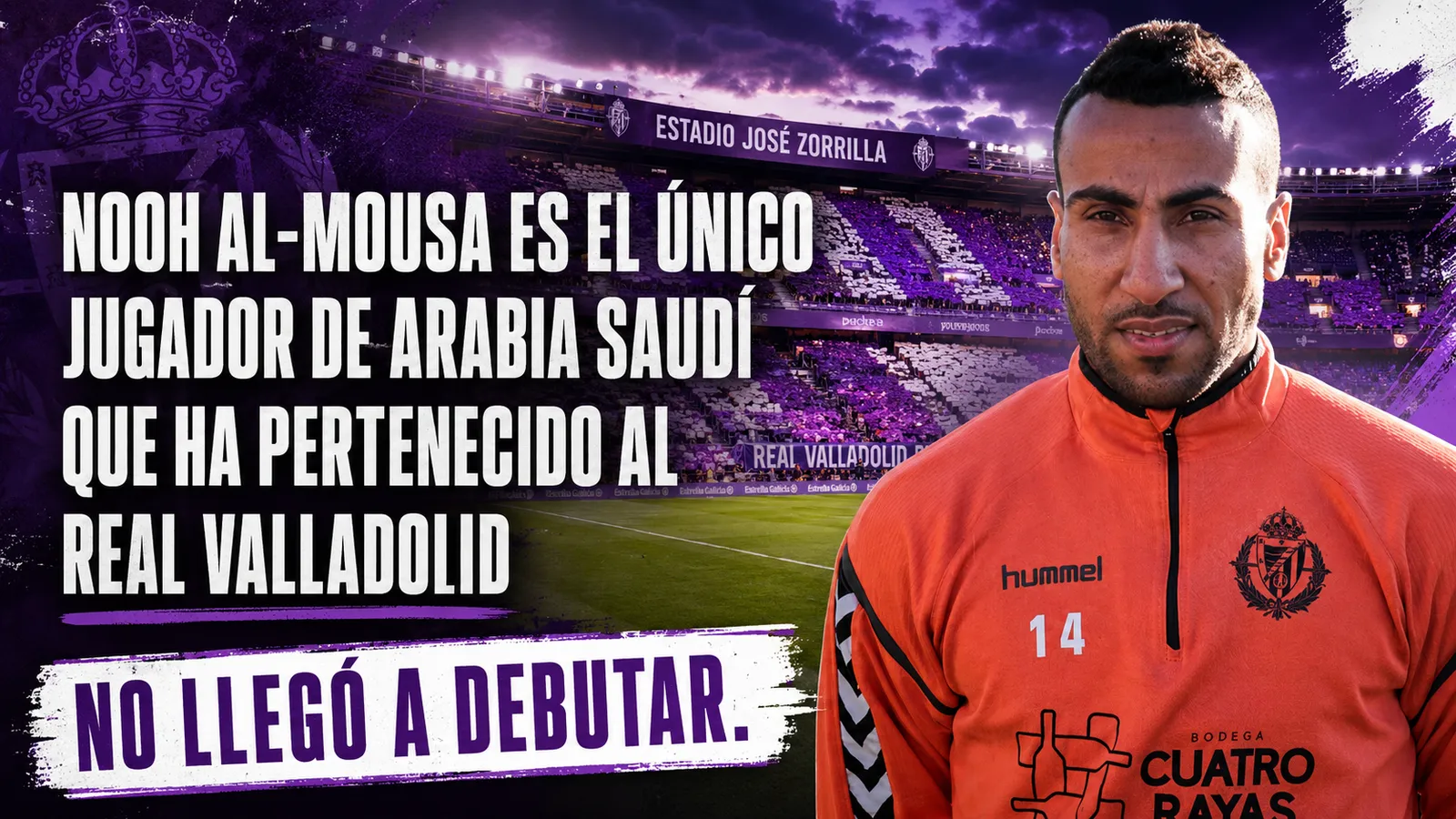 Nooh Al-Mousa es el único jugador de Arabia Saudí que ha pertenecido al Real Valladolid