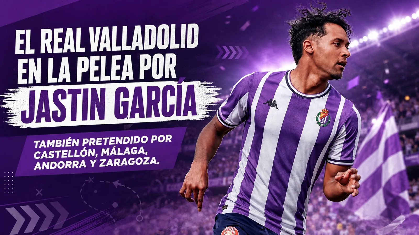 El Real Valladolid en la pelea por Jastin García