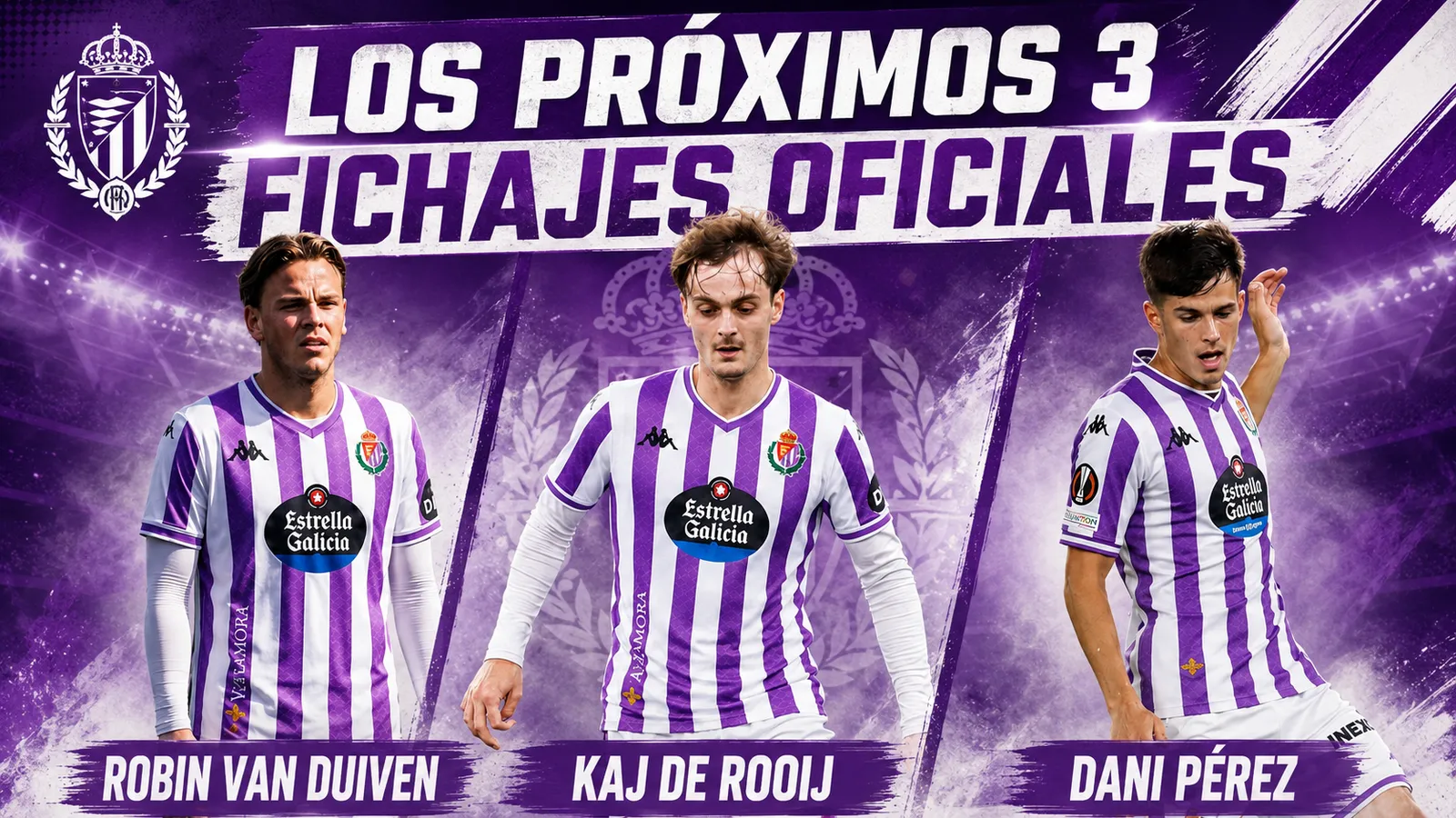Los próximos 3 fichajes oficiales del Real Valladolid
