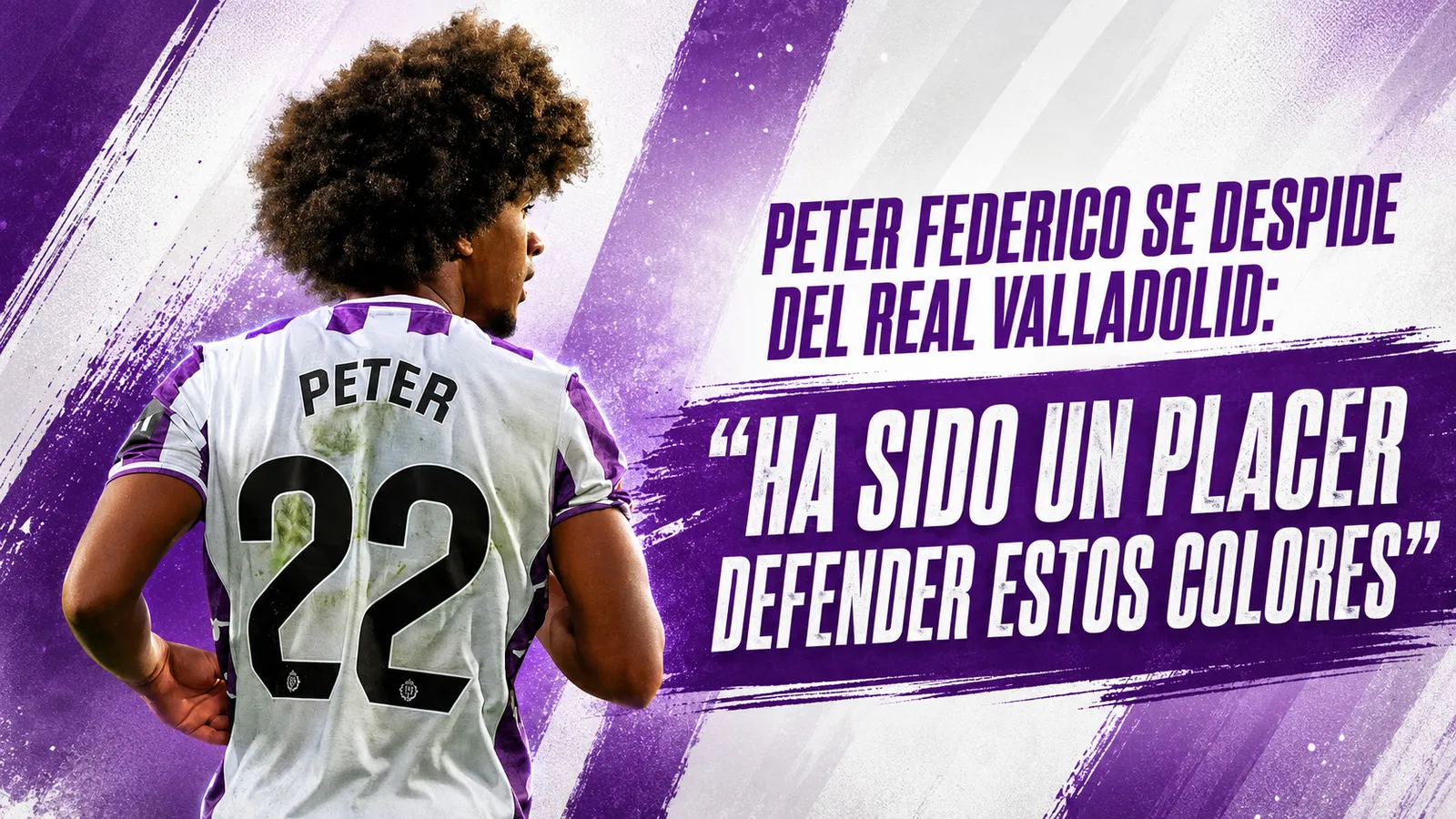 Peter Federico se despide del Real Valladolid: “Ha sido un placer defender estos colores”