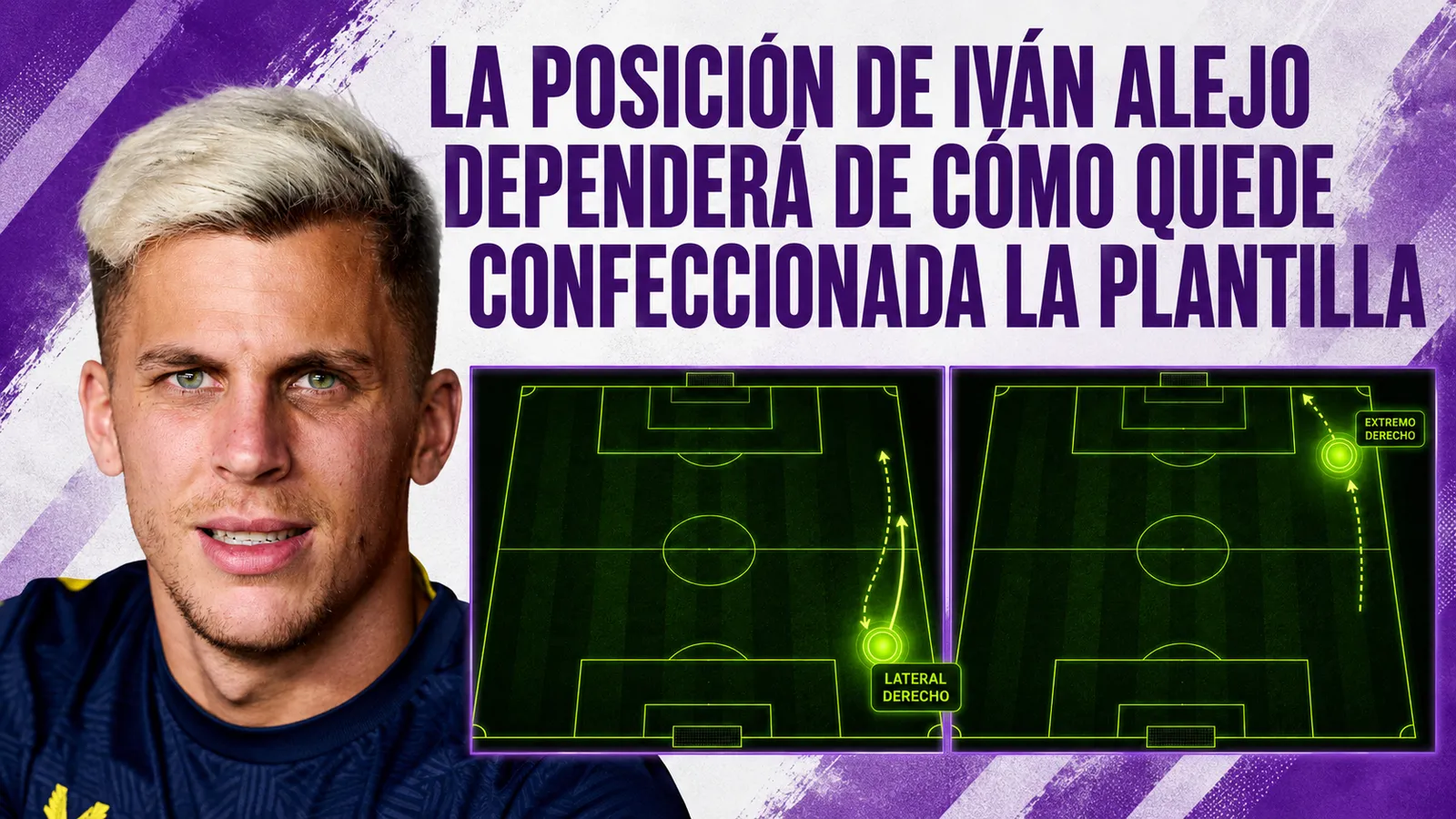 La posición de Iván Alejo dependerá de cómo quede confeccionada la plantilla