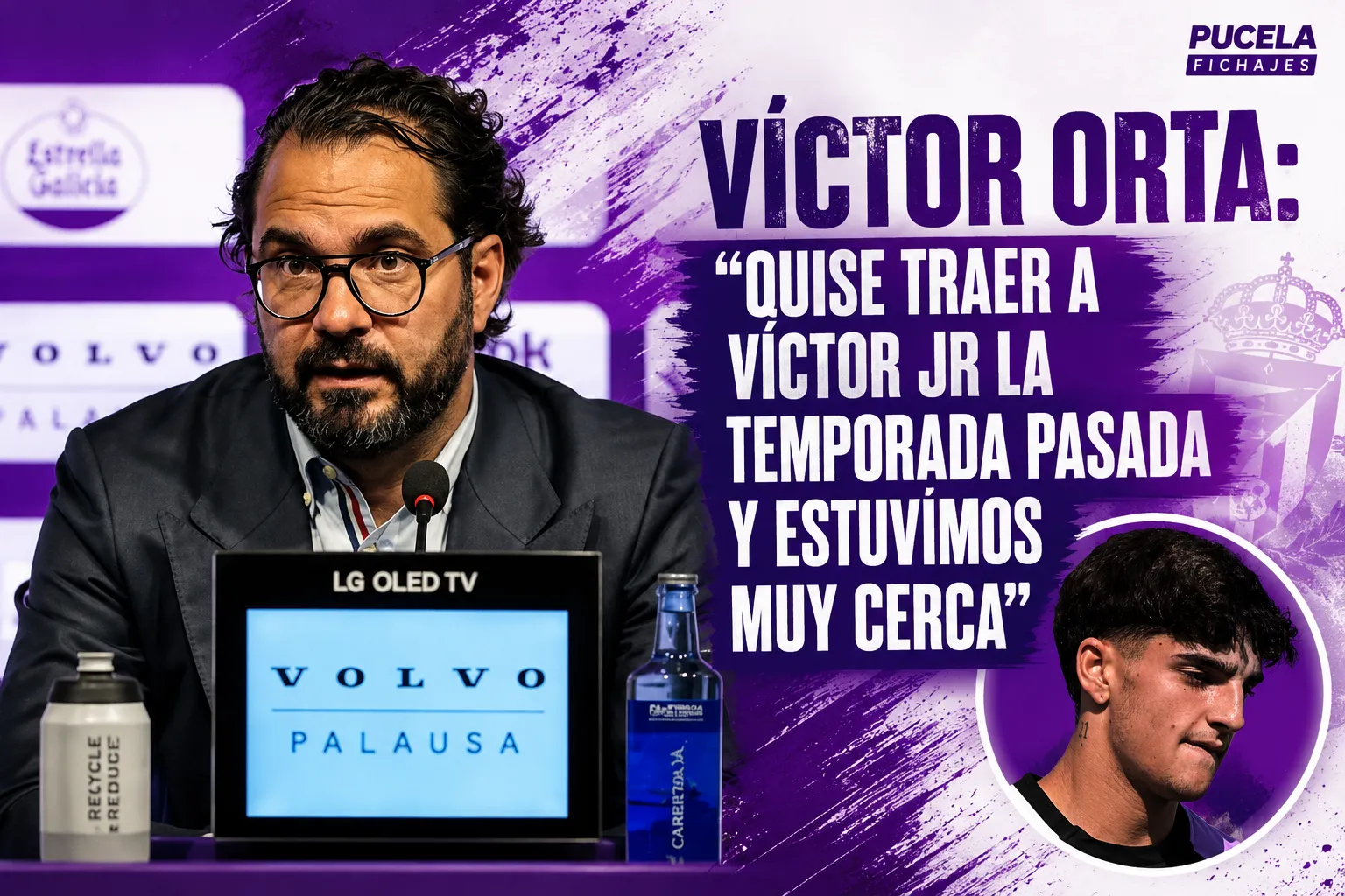 Víctor Orta: “Quise traer a Víctor Jr la temporada pasada y estuvimos muy cerca”