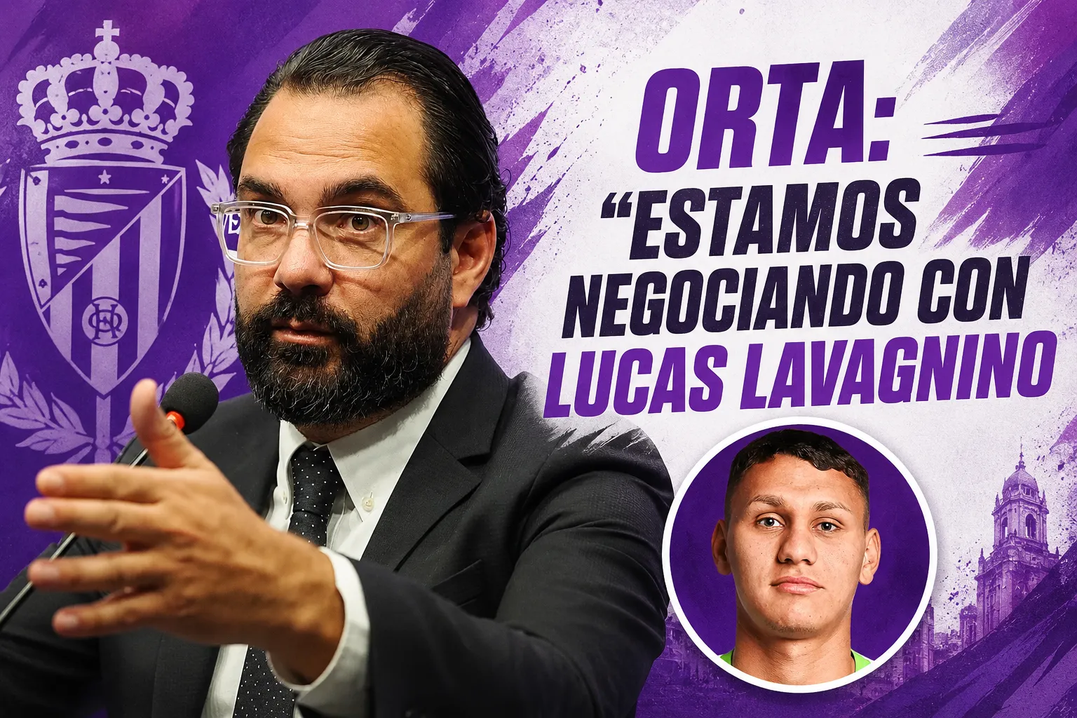 Orta: “Estamos negociando con Lucas Lavagnino”