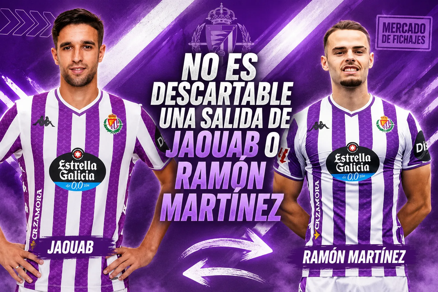 Diario Valladolid: No es descartable una salida de Jaouab o Ramón Martínez