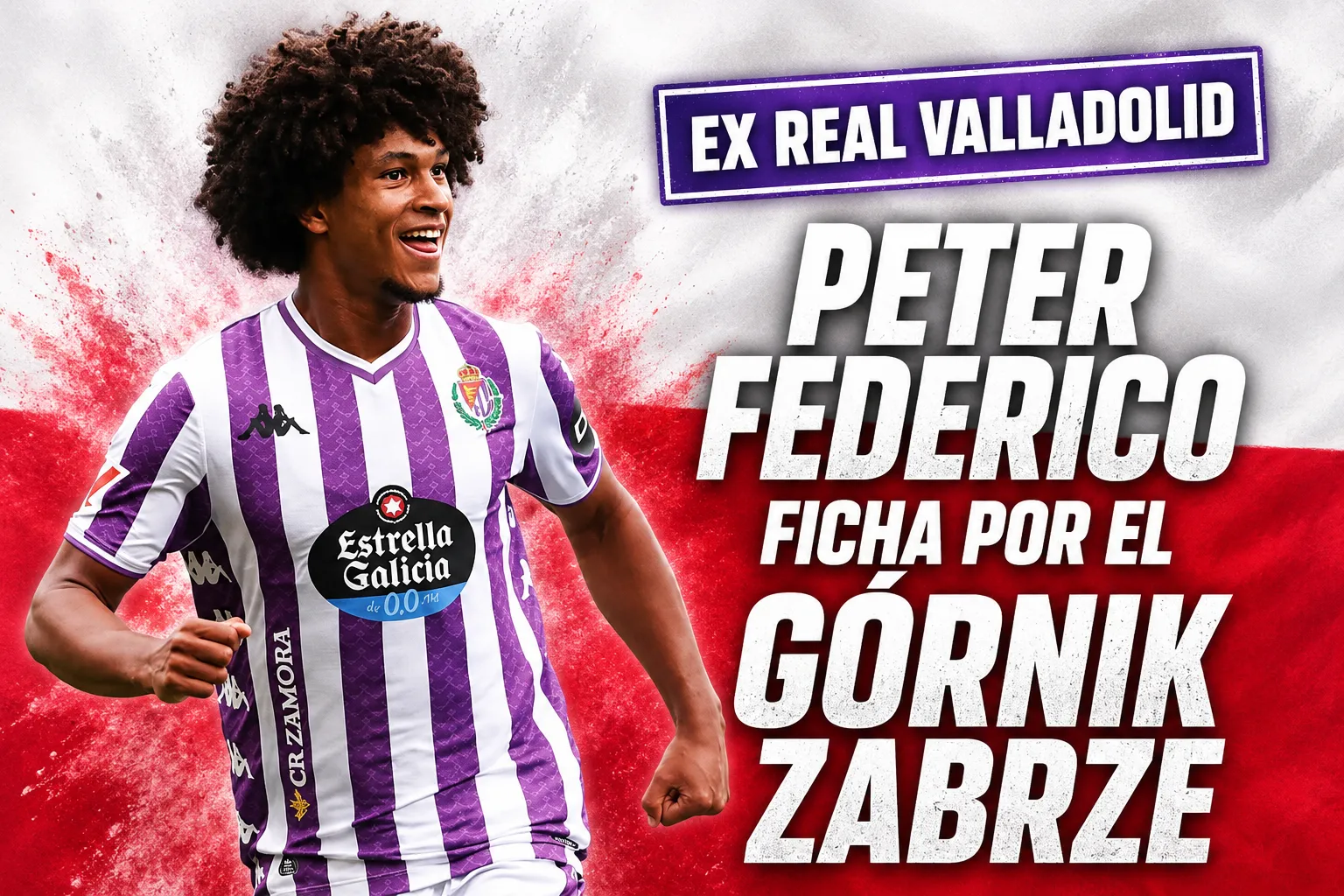 Peter Federico, ex del Real Valladolid, se marcha traspasado al Górnik Zabrze