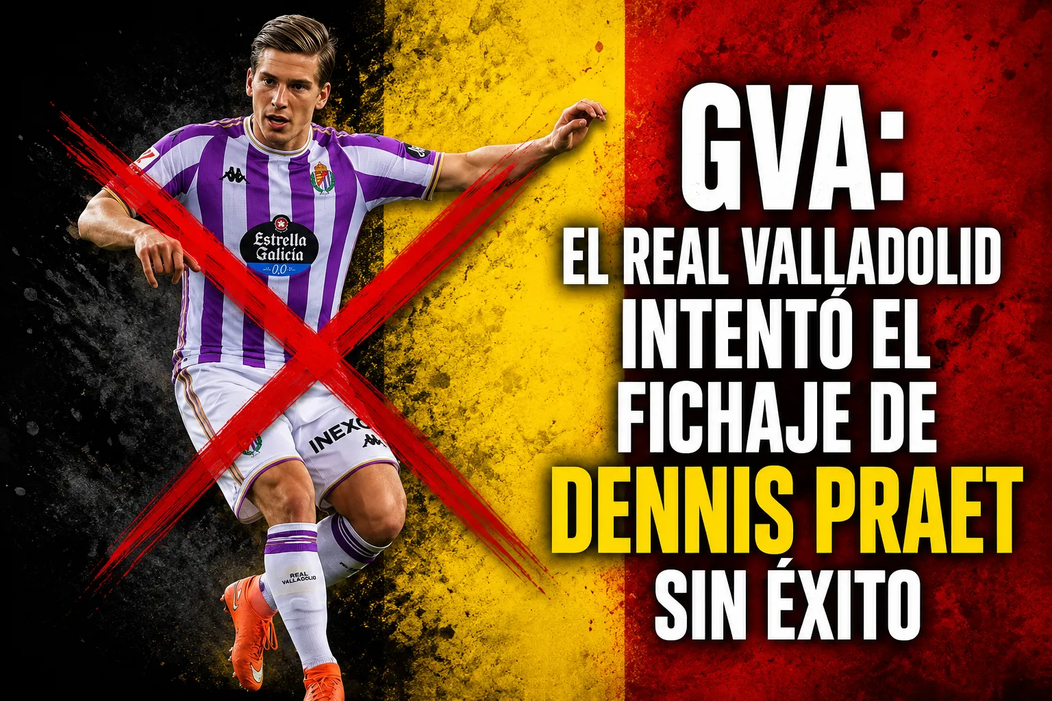 GVA: El Real Valladolid intentó el fichaje de Dennis Praet sin éxito