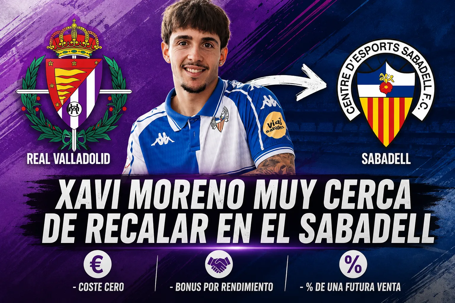 AS: Xavi Moreno muy cerca de recalar en el Sabadell