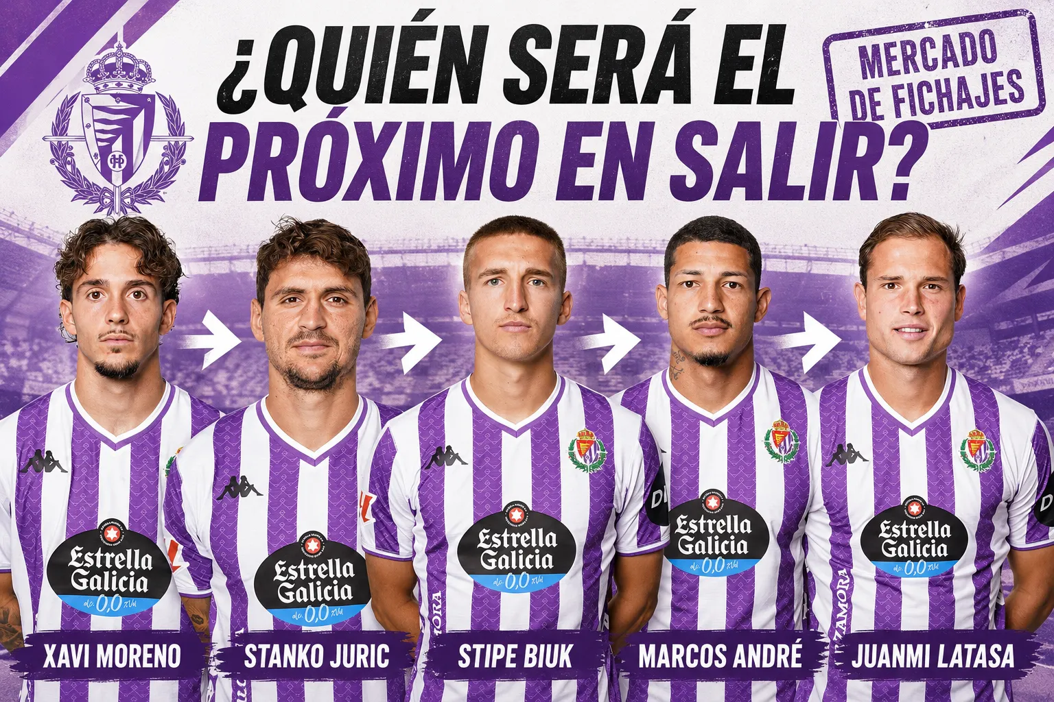 ¿Quién será el próximo en salir? Así está la operación salida del Real Valladolid