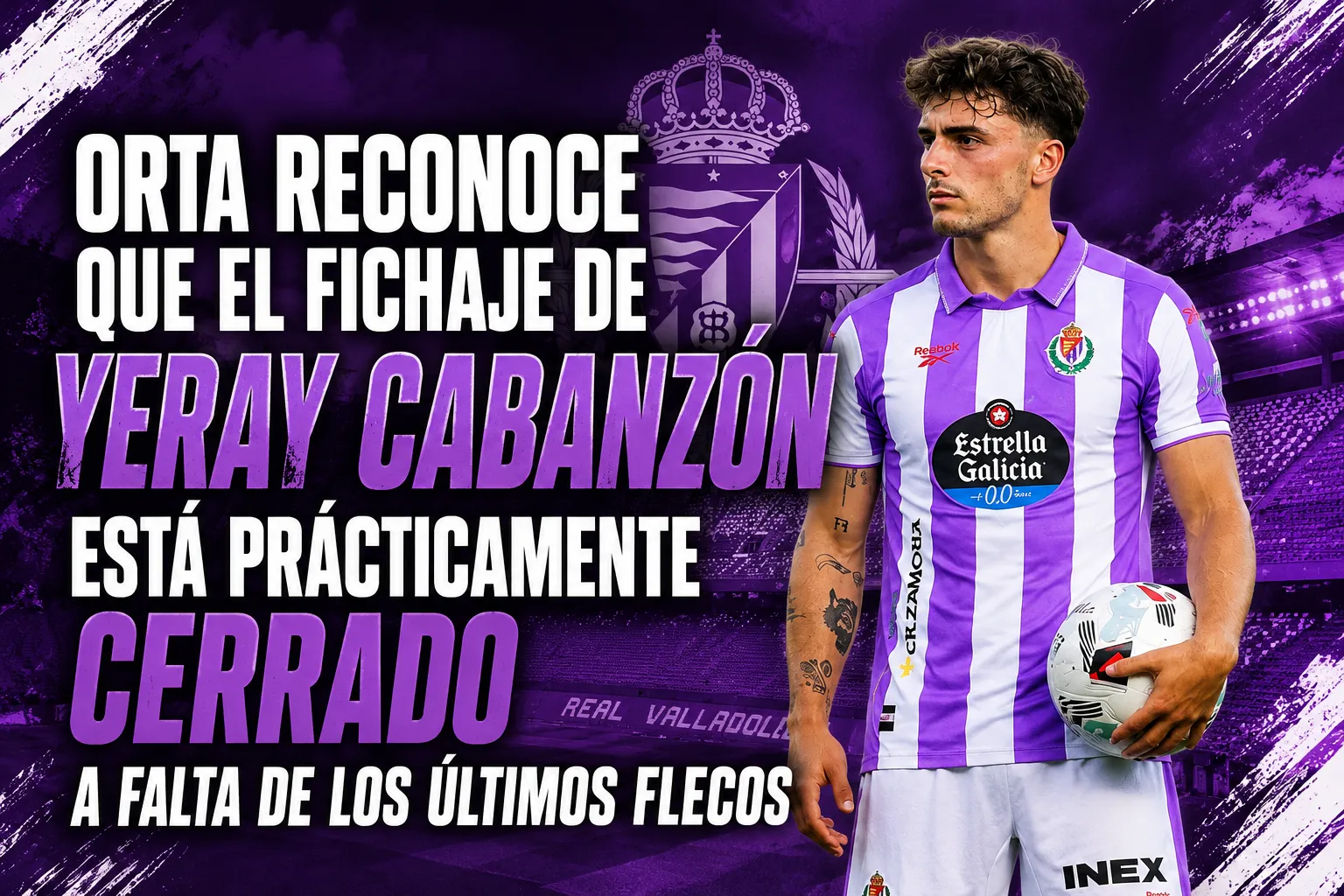 Orta reconoce que el fichaje de Yeray Cabanzón está prácticamente cerrado a falta de los últimos flecos