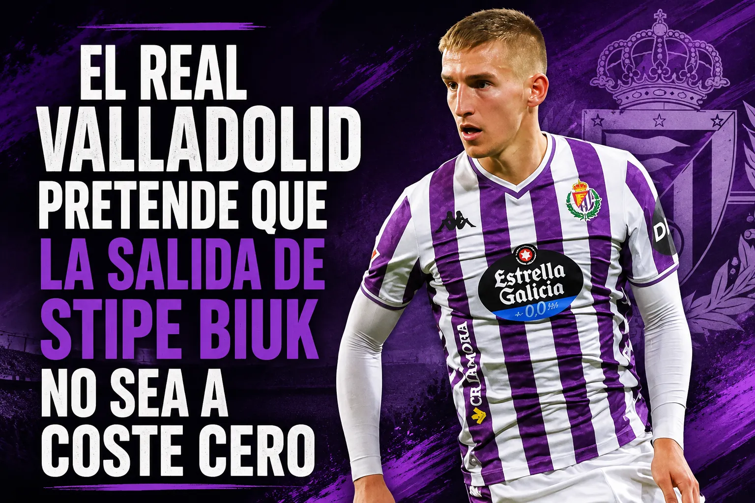 NORTE CASTILLA: El Real Valladolid pretende que la salida de Stipe Biuk no sea a coste cero