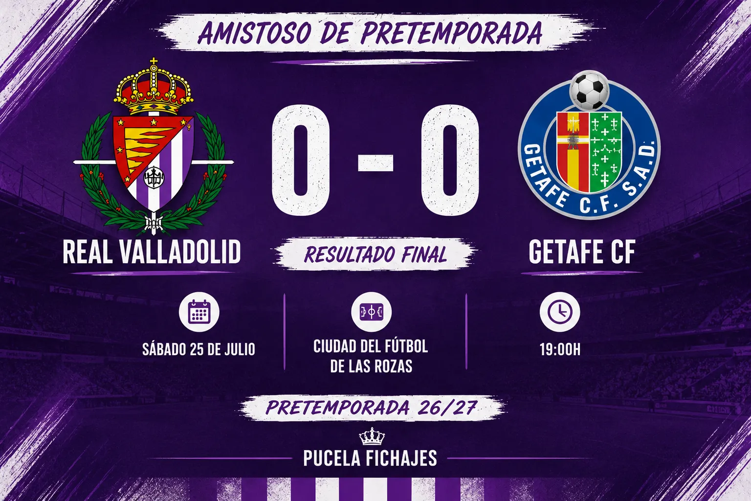 Empate en el primer partido de pretemporada