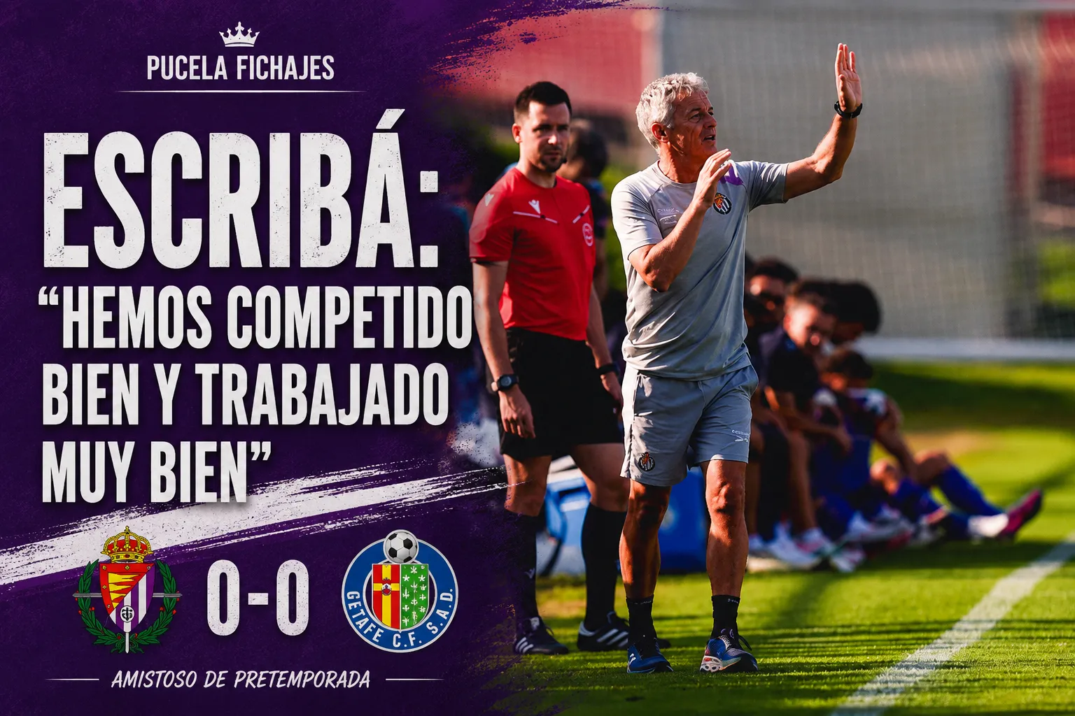 Escribá: “Hemos competido bien y trabajado muy bien”