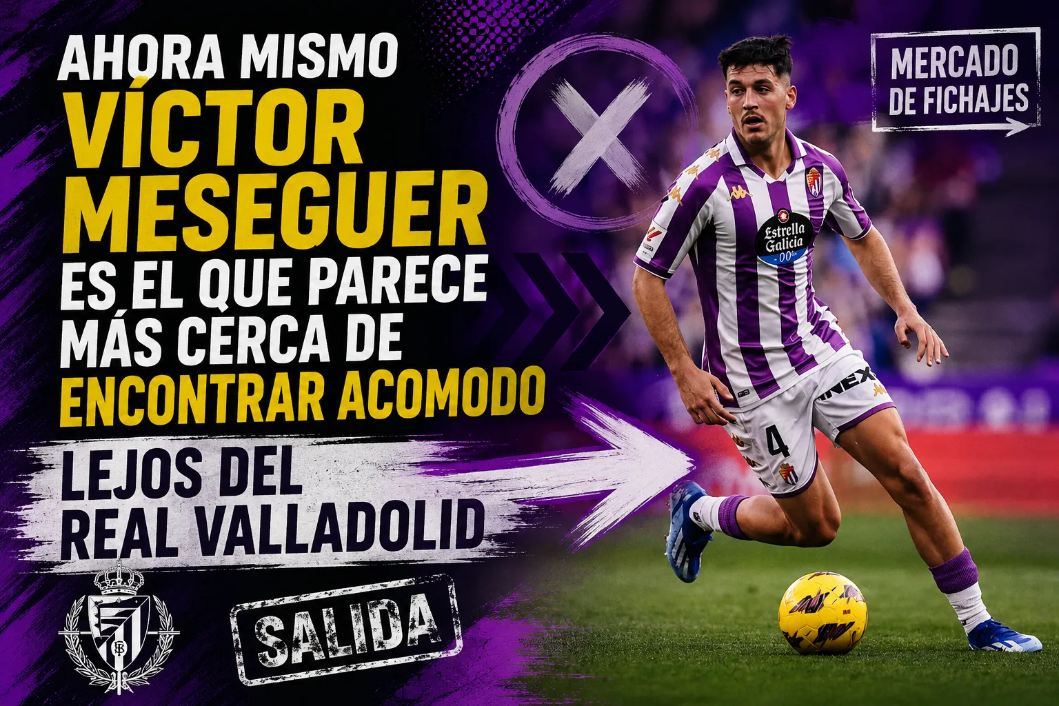 AS: Ahora mismo Víctor Meseguer es el que parece más cerca de encontrar acomodo lejos del Real Valladolid