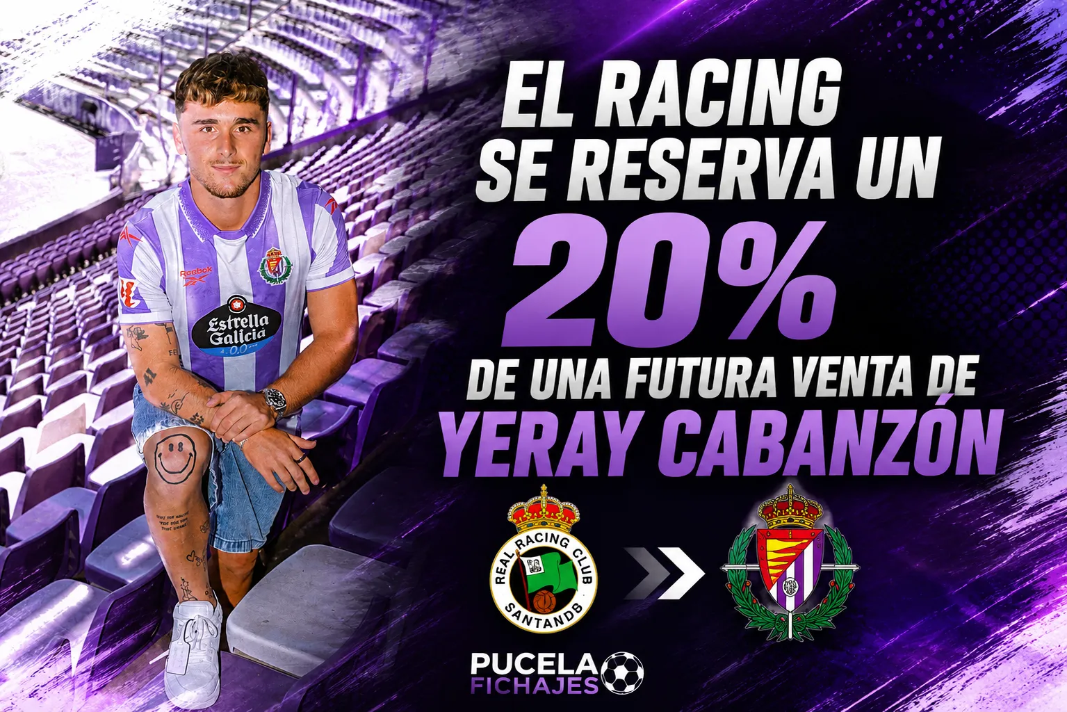 AS: El Racing se reserva un 20% de una futura venta de Yeray Cabanzón