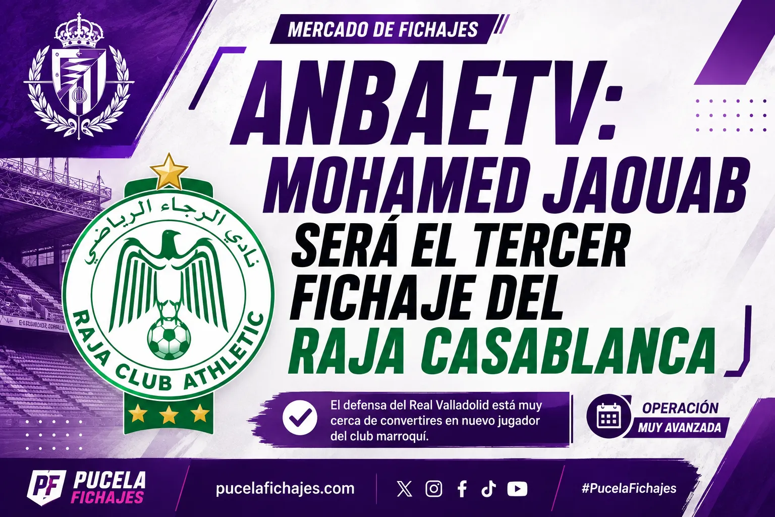 ANBAETV: Mohamed Jaouab será el tercer fichaje del Raja Casablanca