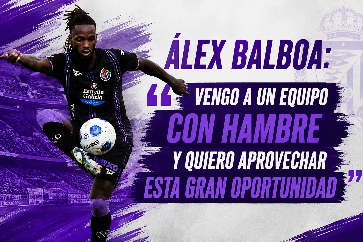 Álex Balboa: “Vengo a un equipo con hambre y quiero aprovechar esta gran oportunidad”