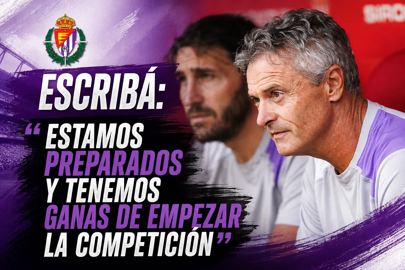 Escribá: “Estamos preparados y tenemos ganas de empezar la competición”