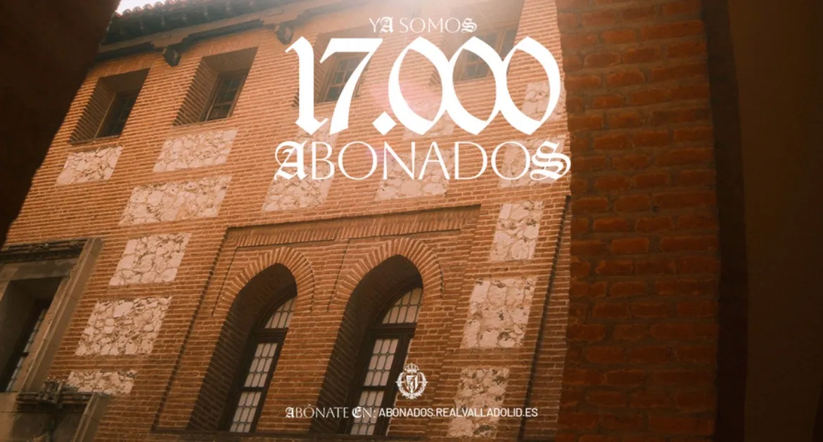 El Real Valladolid ya cuenta con 17.000 abonados