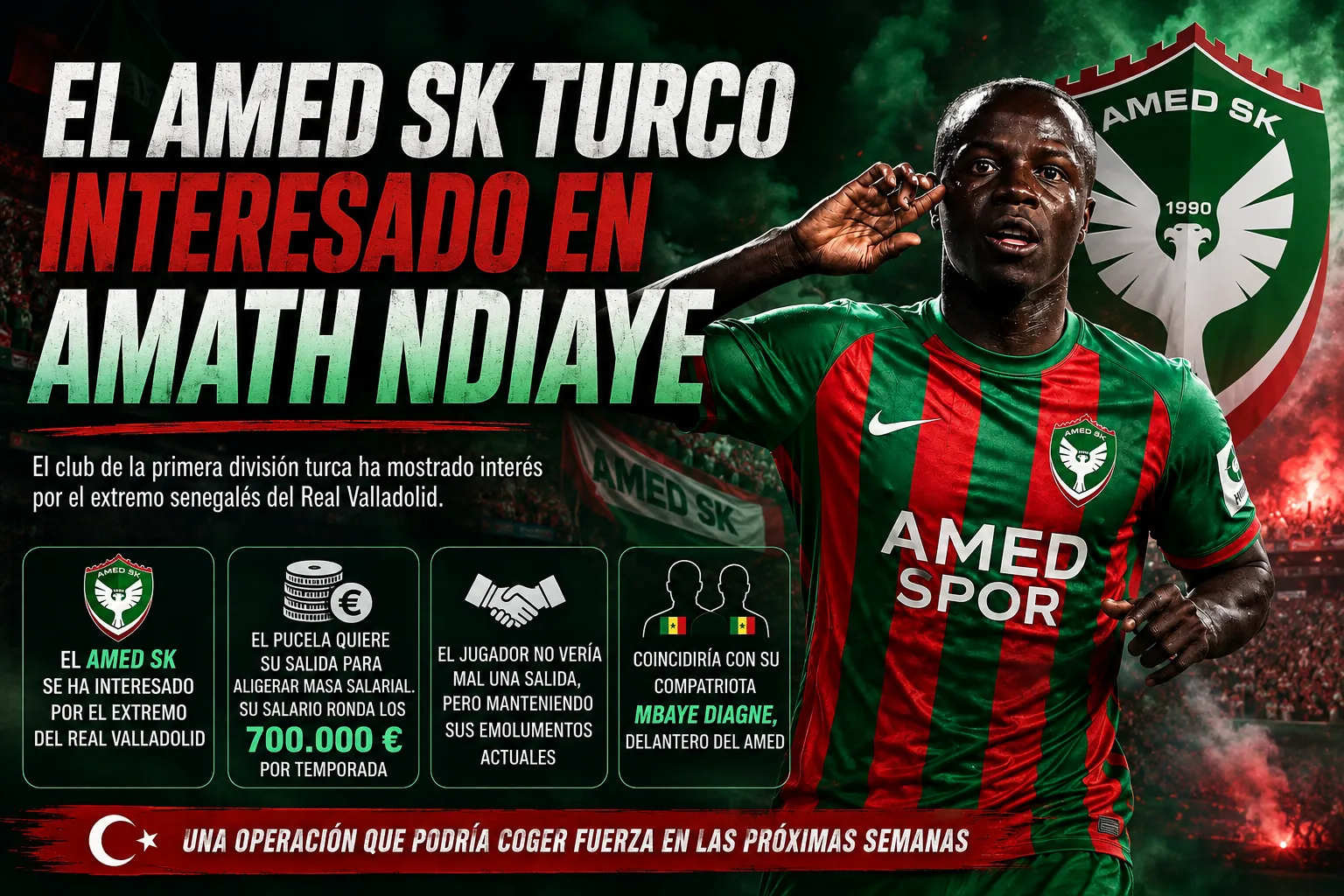 El Amed SK turco interesado en Amath Ndiaye