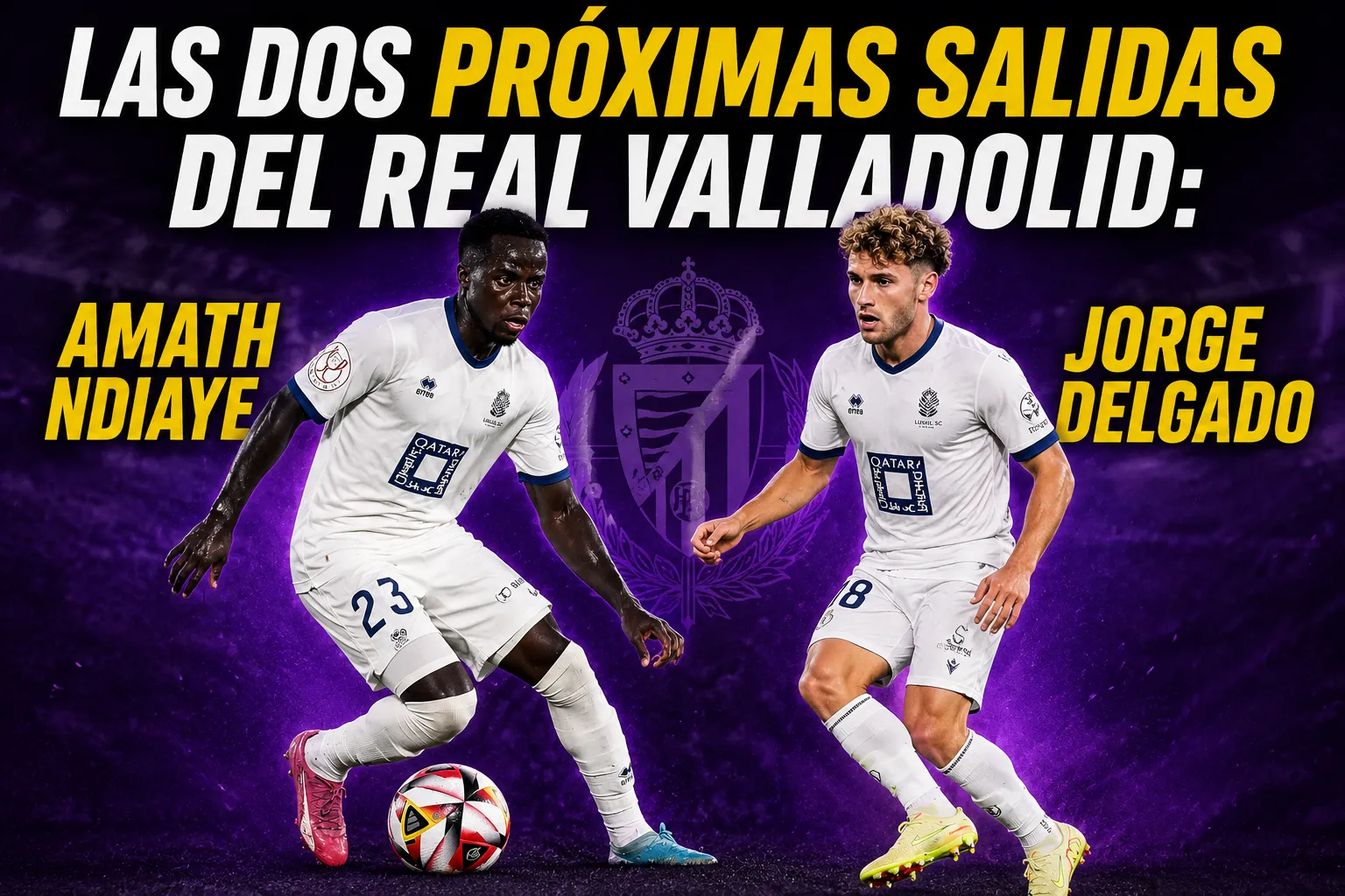 Amath Ndiaye y Jorge Delgado: Las dos próximas salidas que encarrila el Real Valladolid