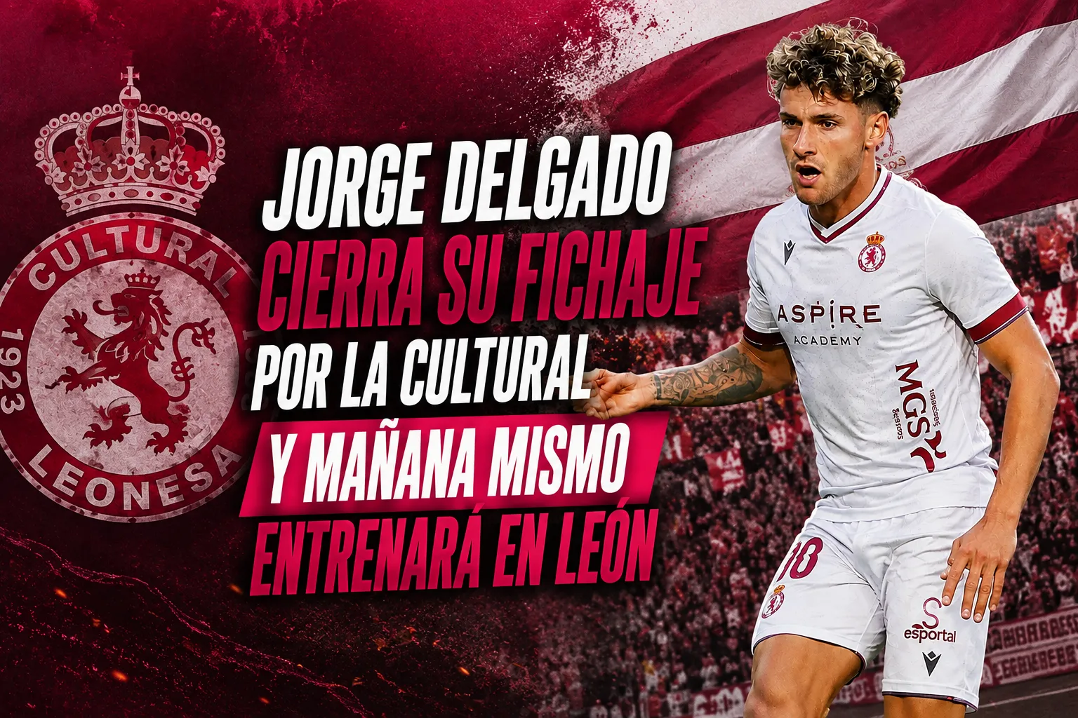 Jorge Delgado cierra su fichaje por la Cultural y mañana mismo entrenará en León