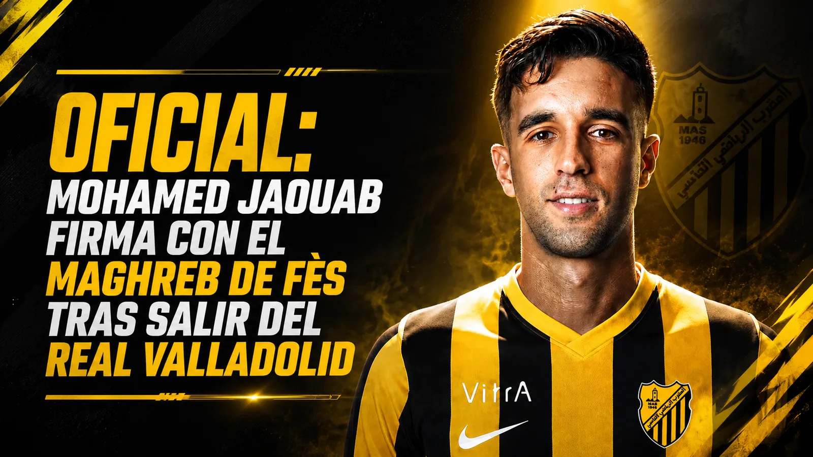 OFICIAL: Mohamed Jaouab firma con el Maghreb de Fès tras salir del Real Valladolid