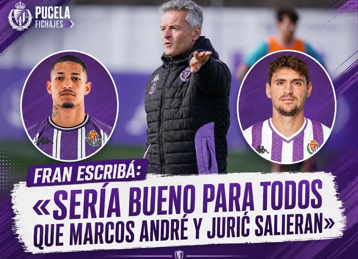 Fran Escribá: «Sería bueno para todos que Marcos André y Jurić salieran»