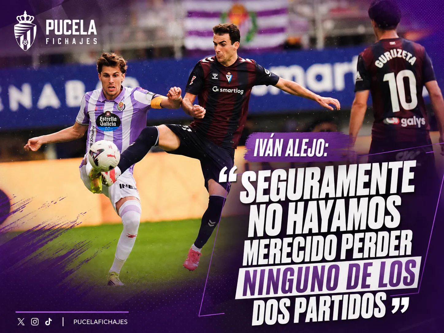 Iván Alejo: “Seguramente no hayamos merecido perder ninguno de los dos partidos”
