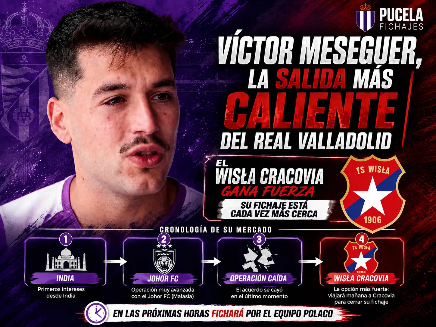 Víctor Meseguer: La salida más caliente del Real Valladolid