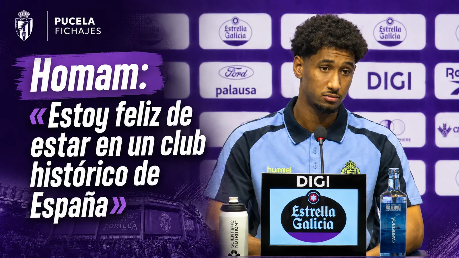 Homam: «Estoy feliz de estar en un club histórico de España»