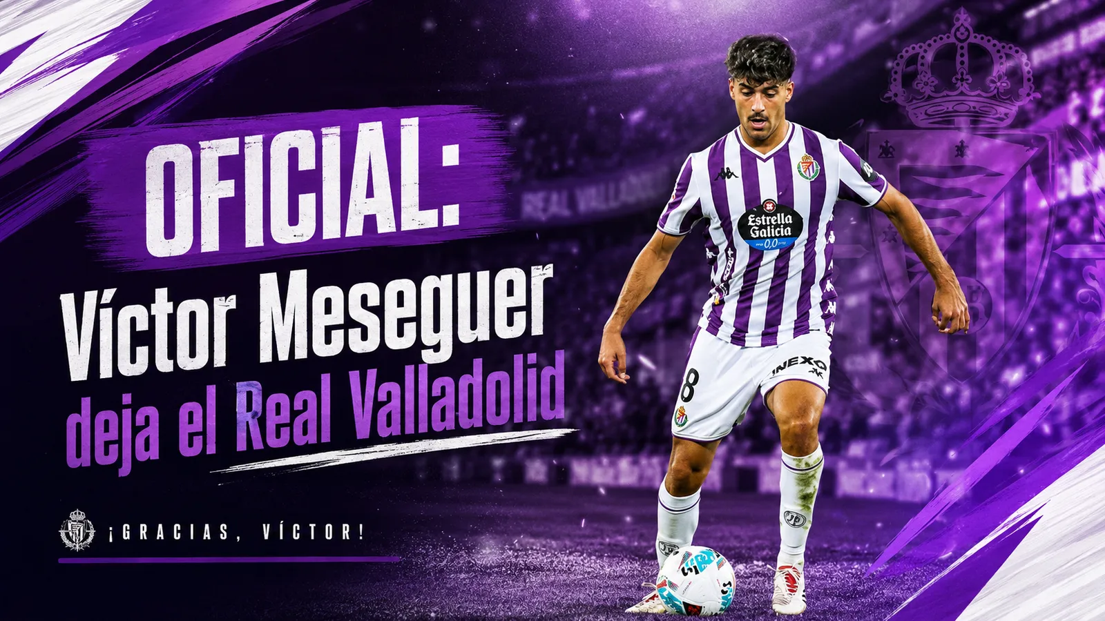 OFICIAL: Víctor Meseguer deja el Real Valladolid