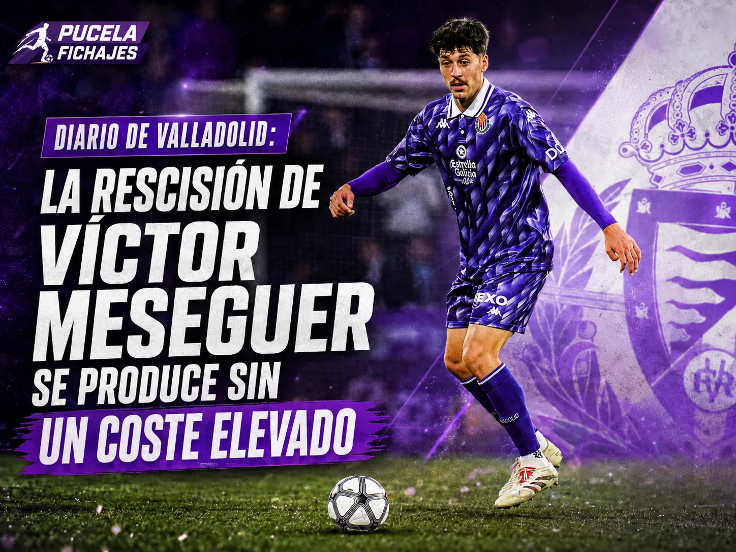 DIARIO DE VALLADOLID: La rescisión de Víctor Meseguer se produce sin un coste elevado