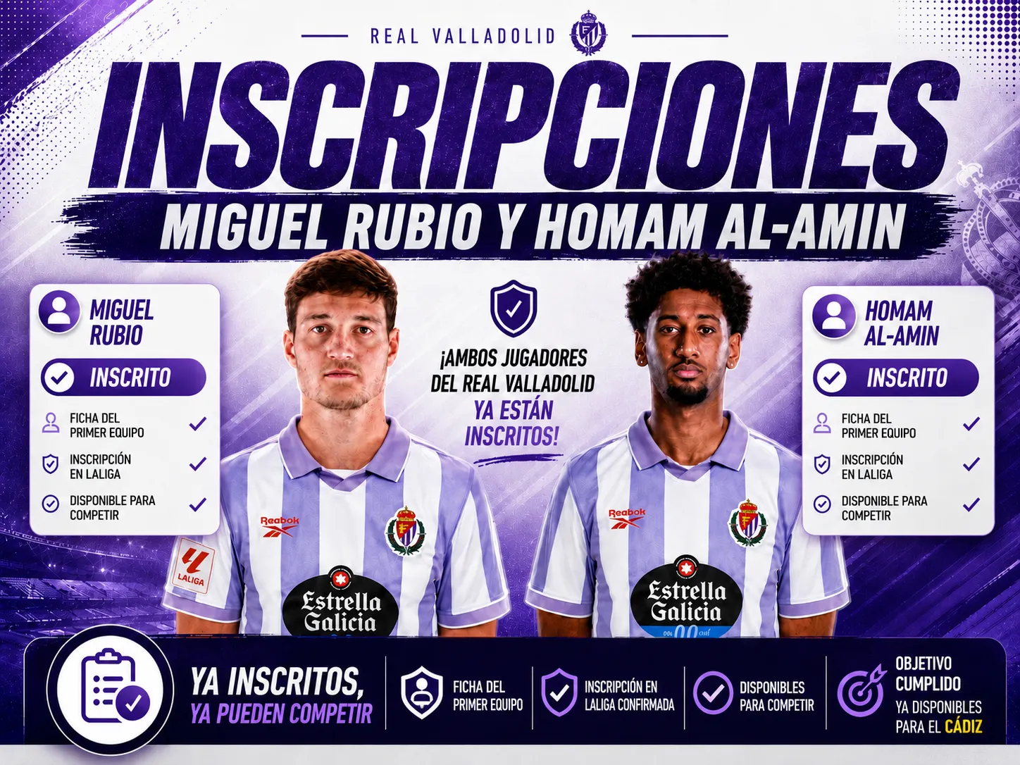 Todos los jugadores inscritos: Homam Al-Amin, el último en recibir el OK