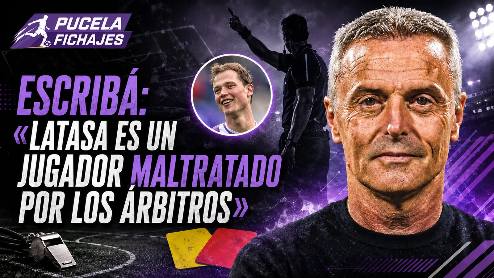 Escribá: «Latasa es un jugador maltratado por los árbitros»