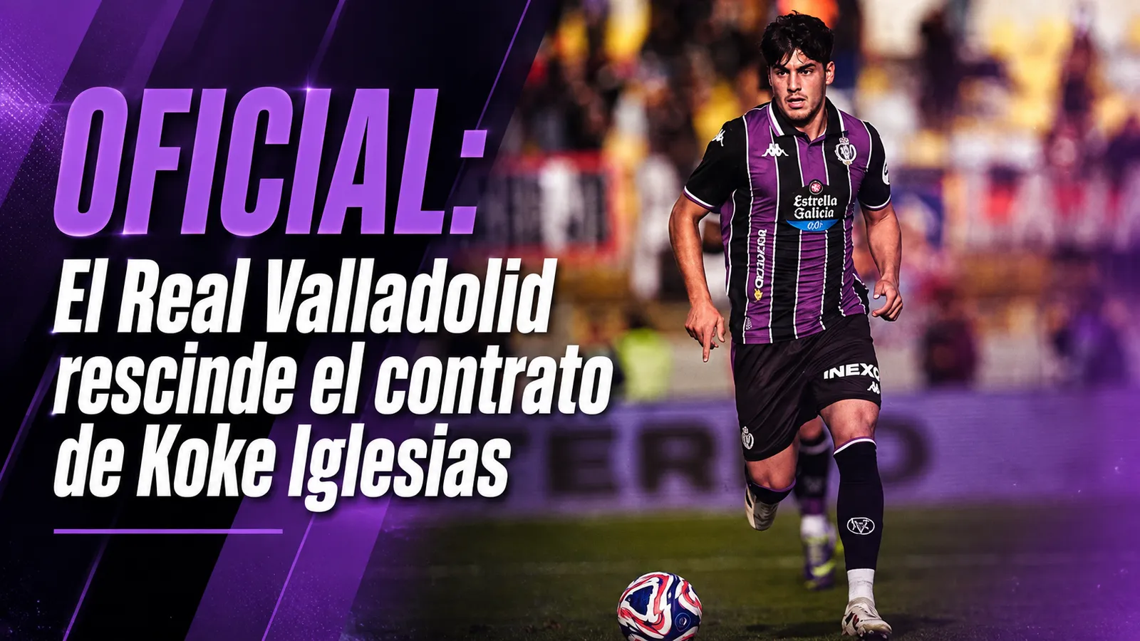 OFICIAL: El Real Valladolid rescinde el contrato de Koke Iglesias