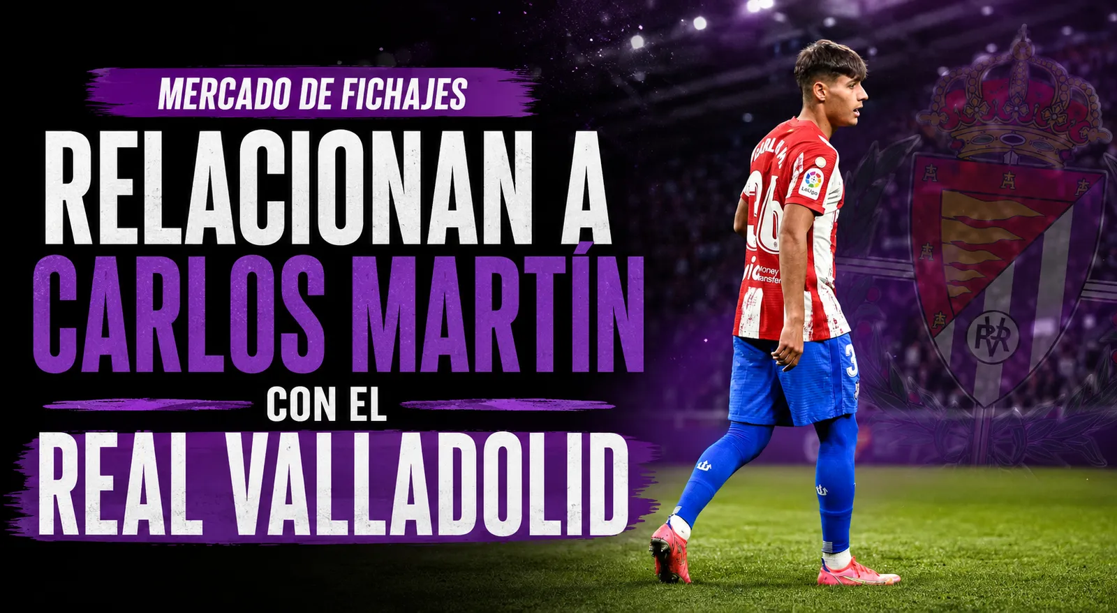 Relacionan a Carlos Martín con el Real Valladolid