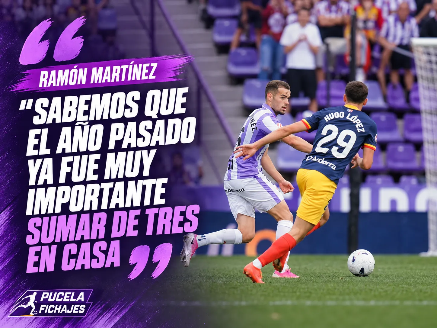 Ramón Martínez: “Sabemos que el año pasado ya fue muy importante sumar de tres en casa”