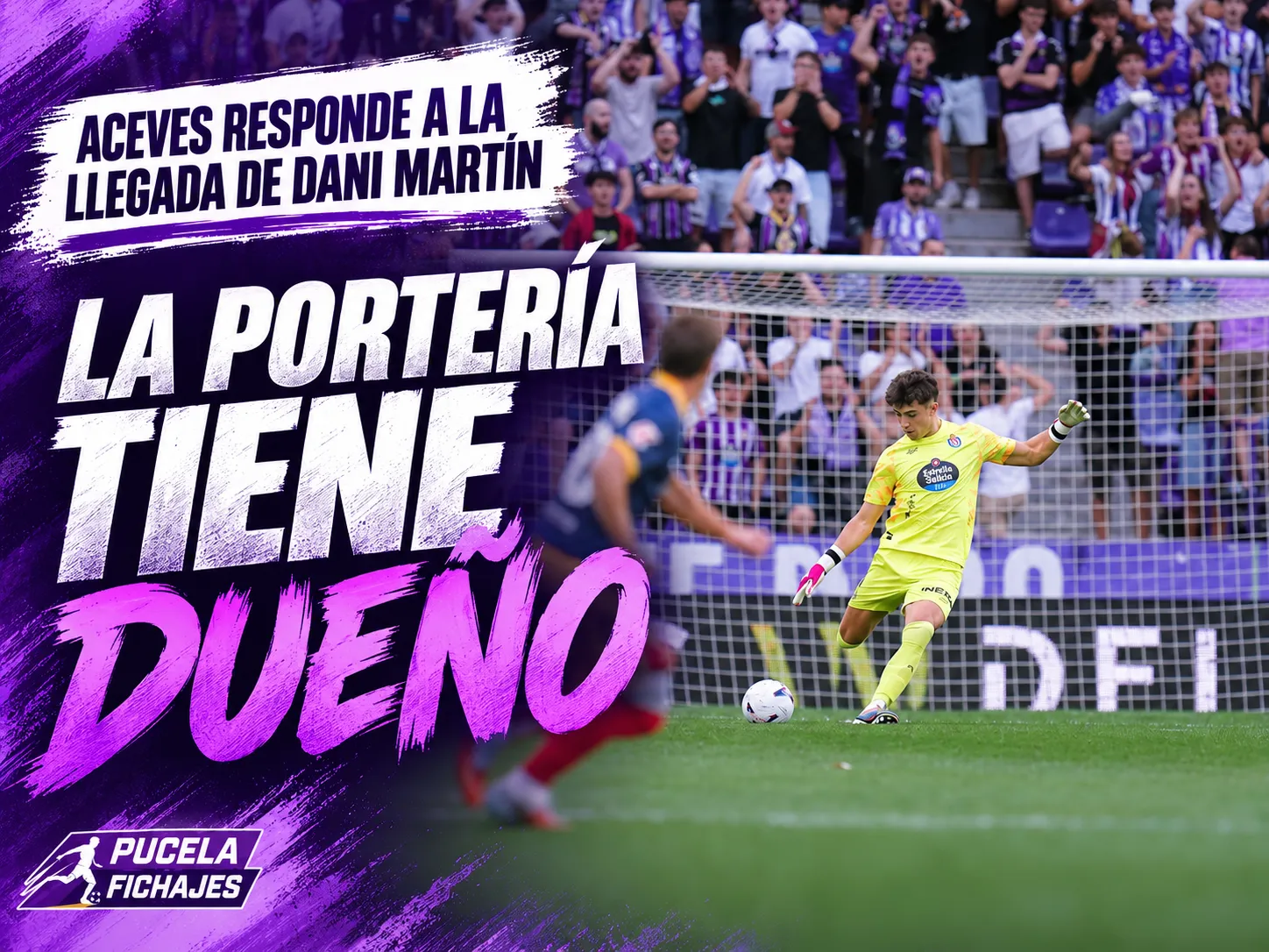 Aceves responde a la llegada de Dani Martín: la portería tiene dueño