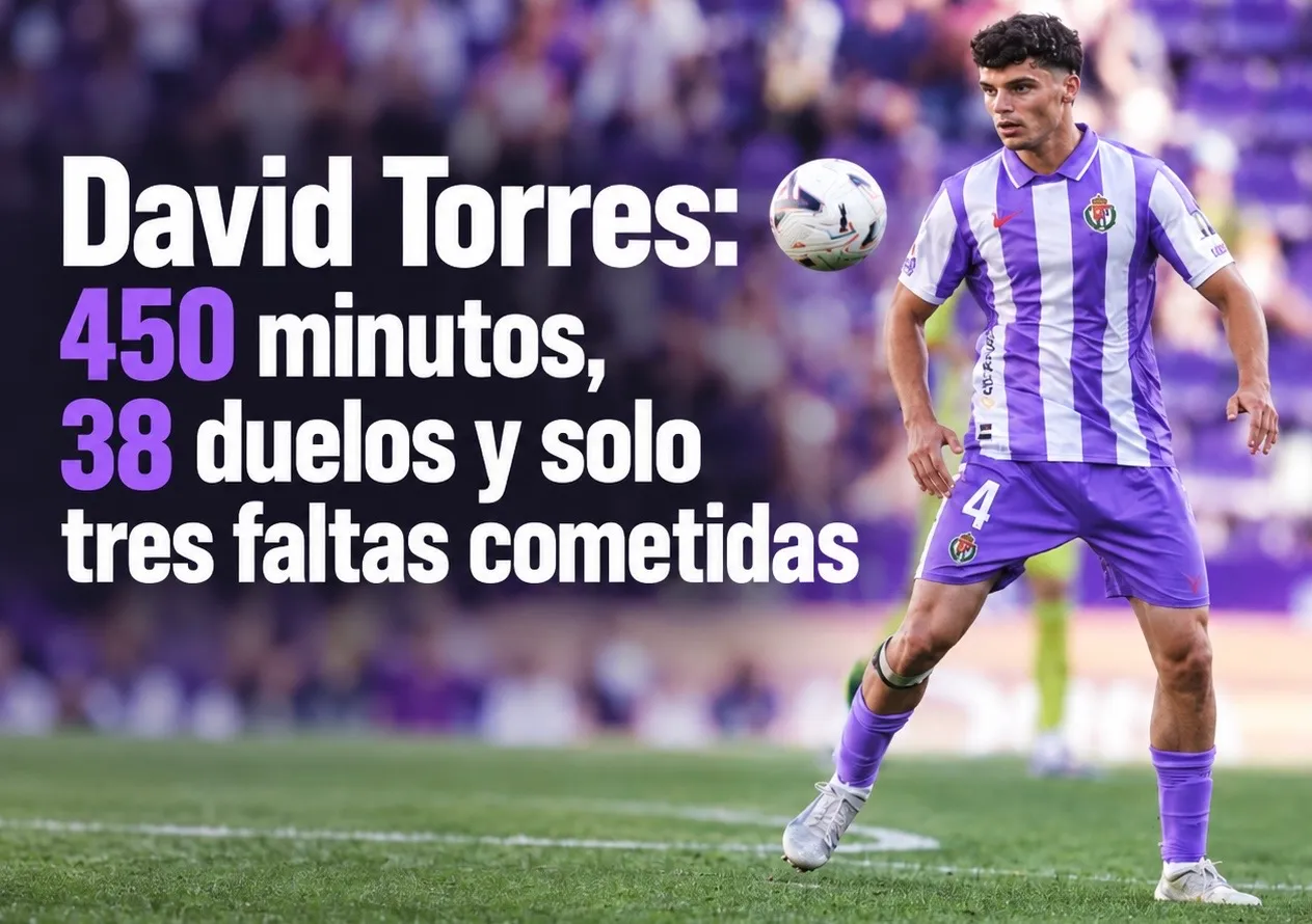 David Torres: 450 minutos, 38 duelos y solo tres faltas cometidas