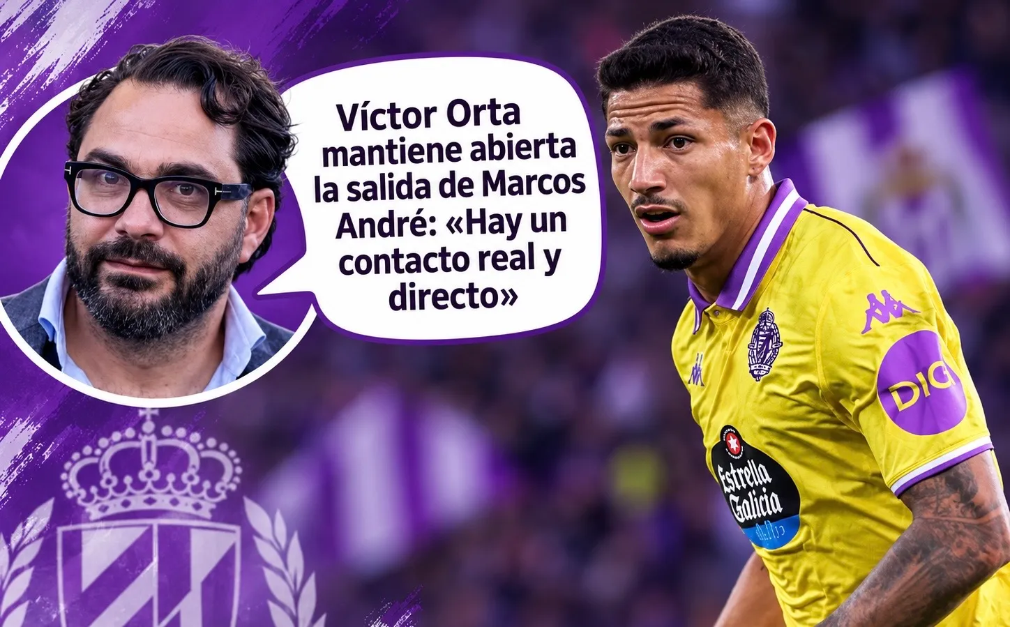 Víctor Orta mantiene abierta la salida de Marcos André: «Hay un contacto real y directo»