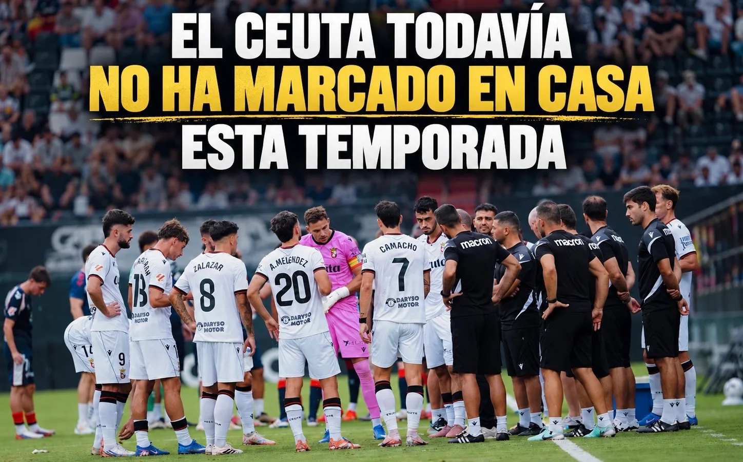 El Ceuta todavía no ha marcado en casa esta temporada