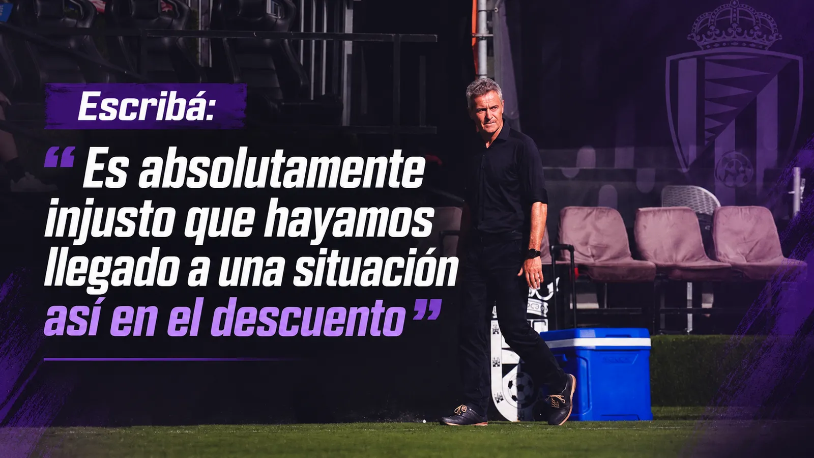 Escribá: “Es absolutamente injusto que hayamos llegado a una situación así en el descuento”
