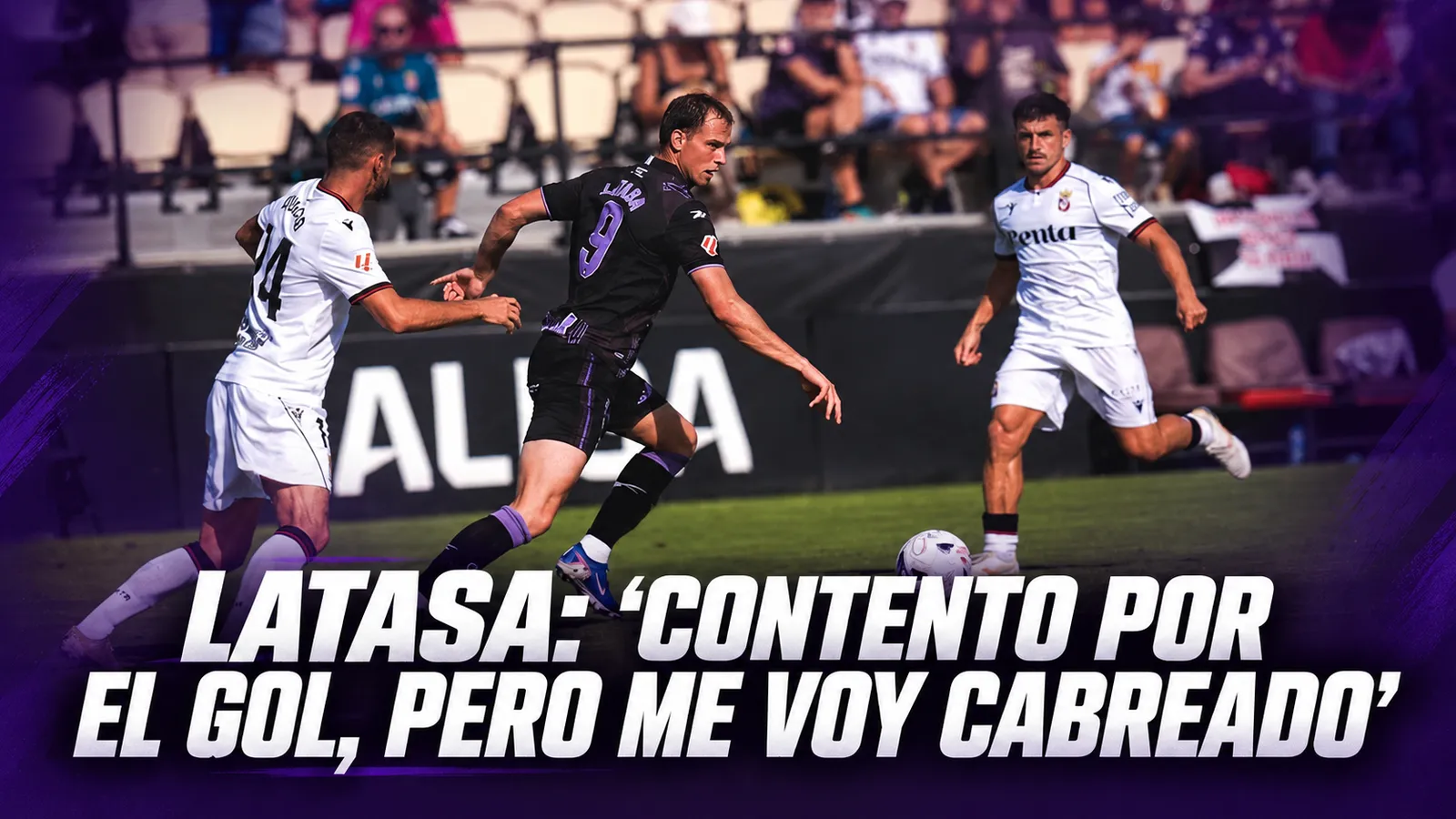 Latasa: “Contento por el gol, pero me voy cabreado”